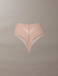 Sculpted Firm Mesh Thong - Cedar
