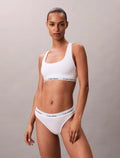 Unlined Bralette - Vit