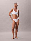 Unlined Bralette - Vit