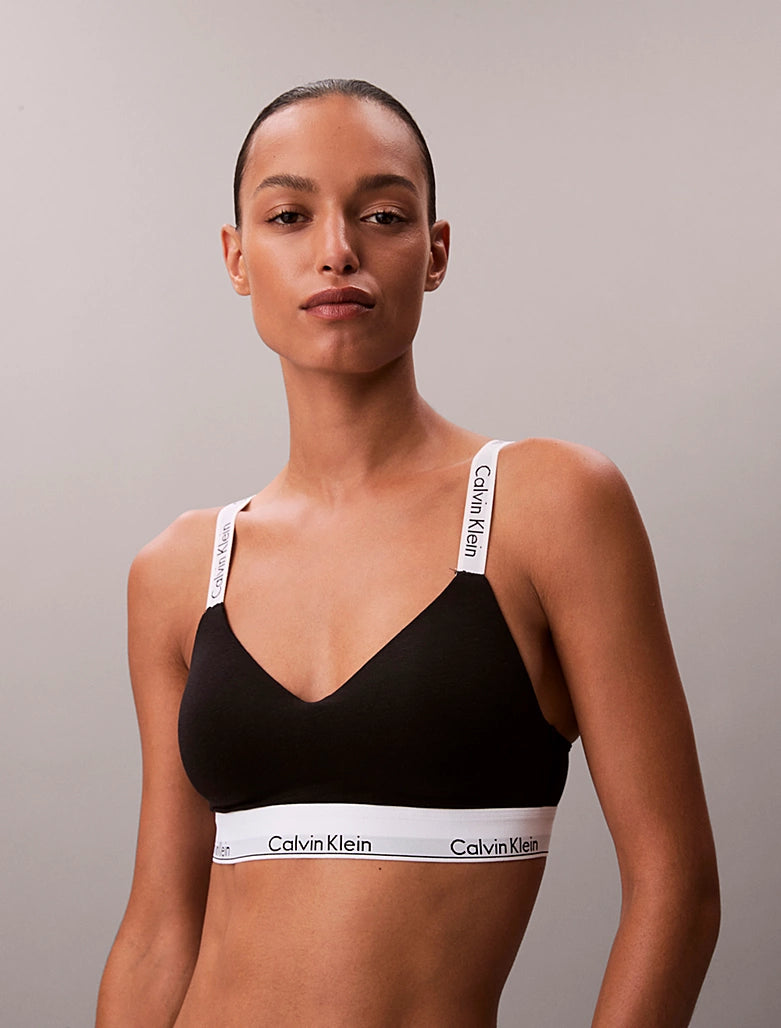 Lightly Lined Bralette - Svart