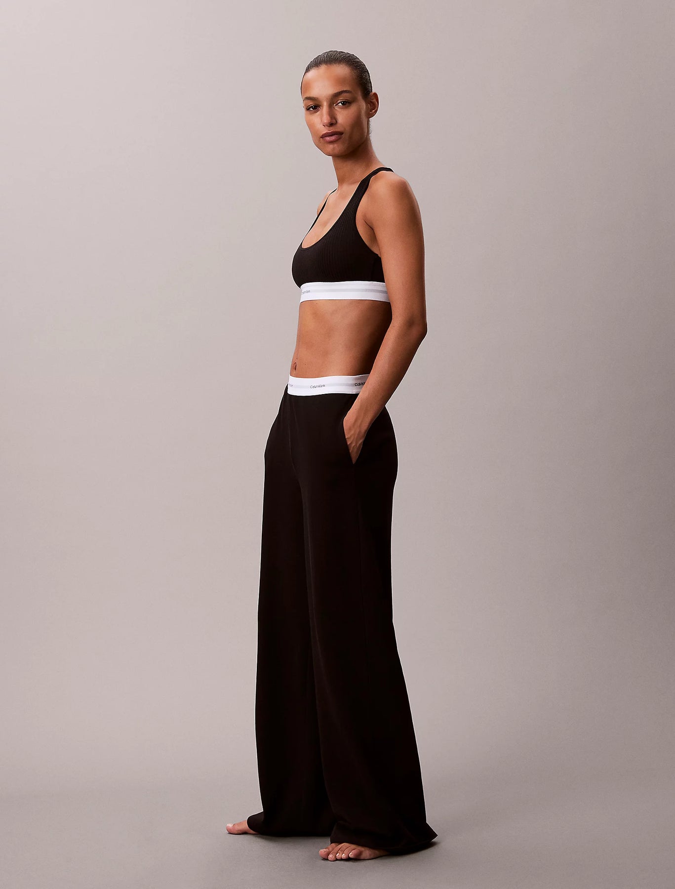 Logo Jersey Pant - Svart