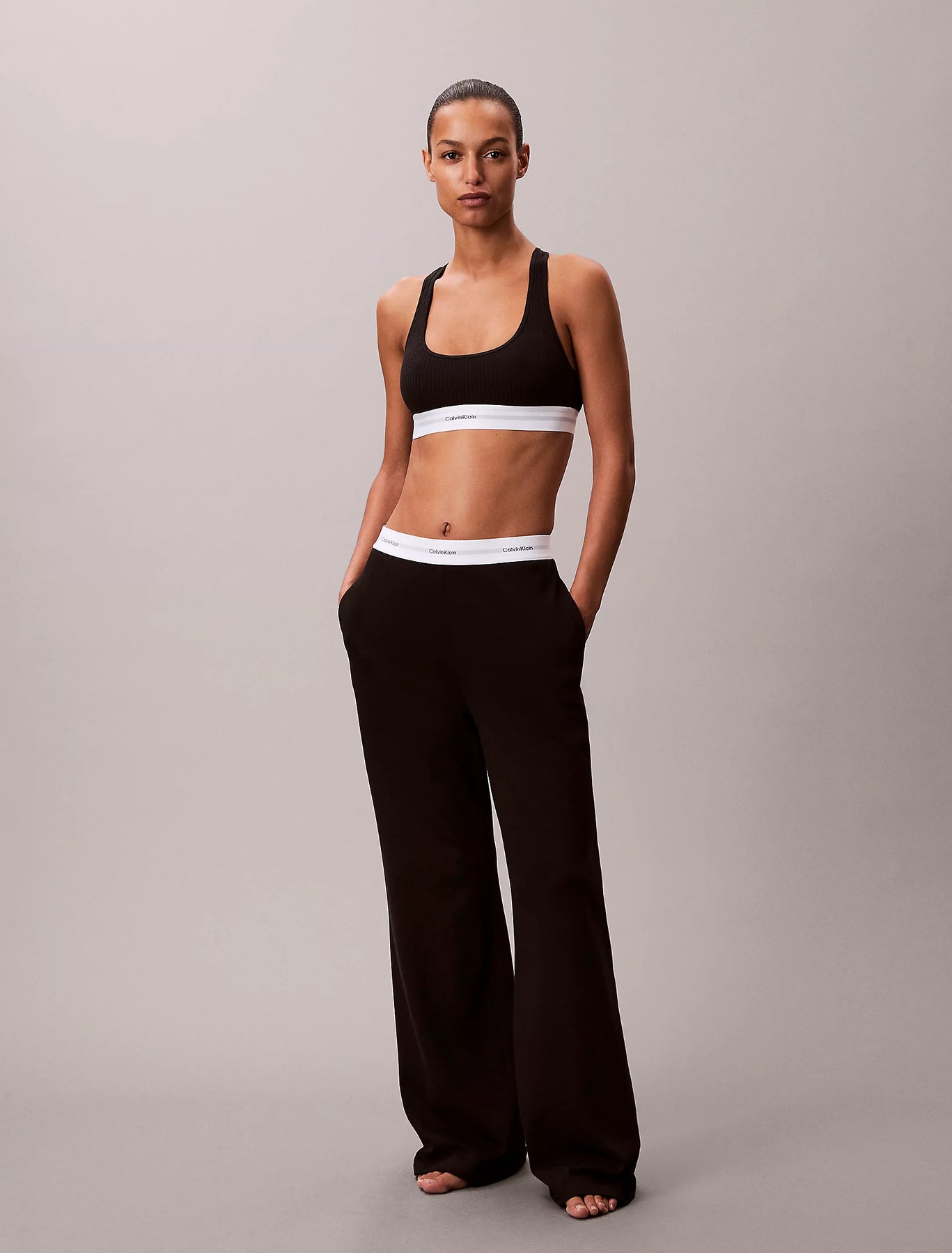 Logo Jersey Pant - Svart