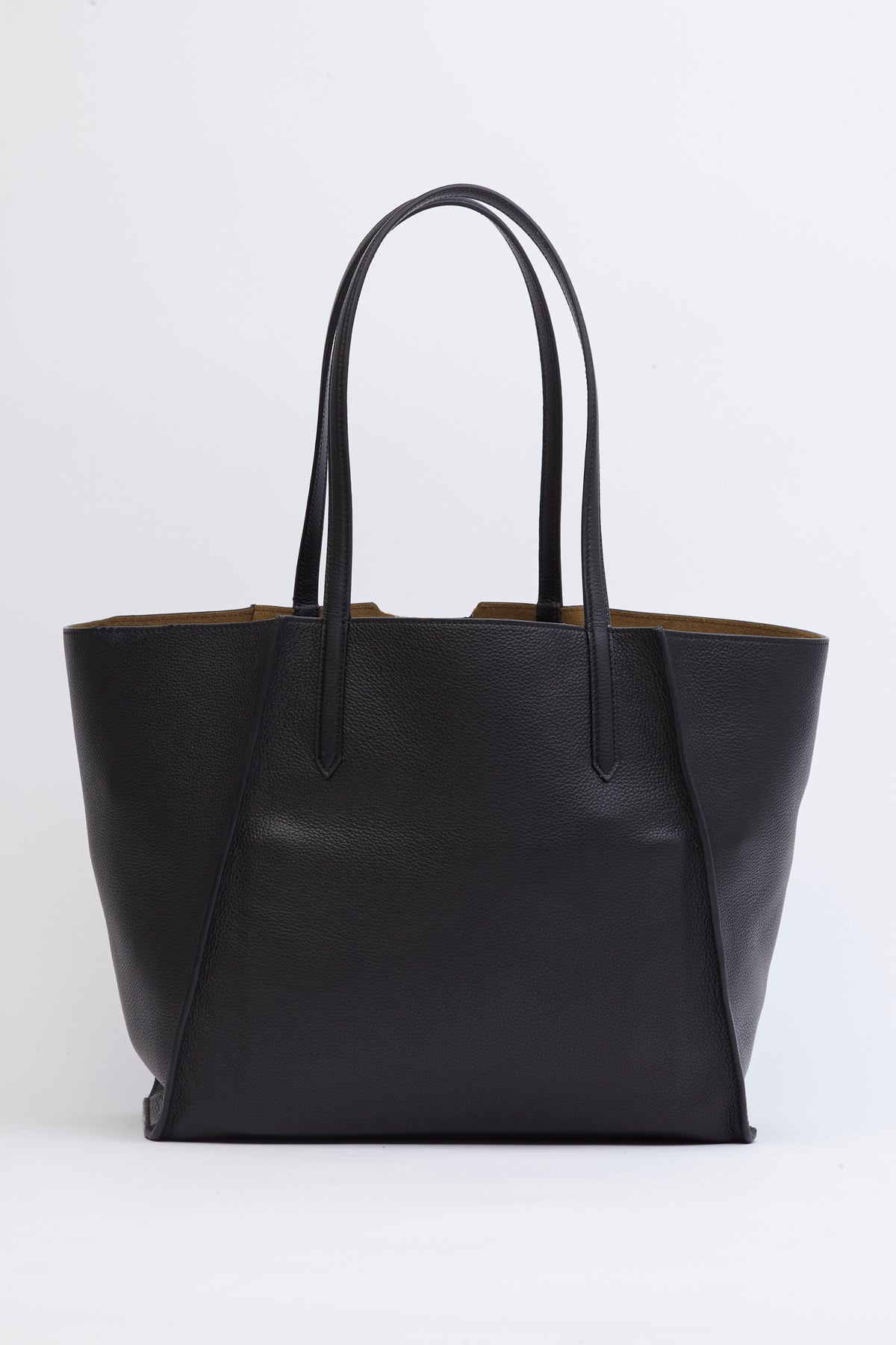 Le Borderline Grained Leather - Noir Record
