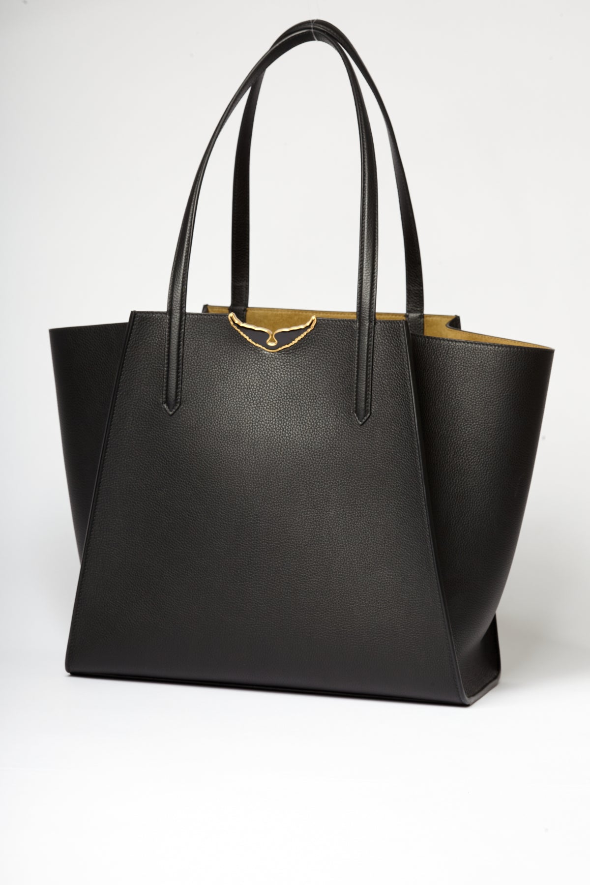 Le Borderline Grained Leather - Noir Record