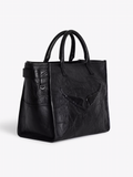 Zadig & Voltaire Angel Tote Wings Cow Burnish