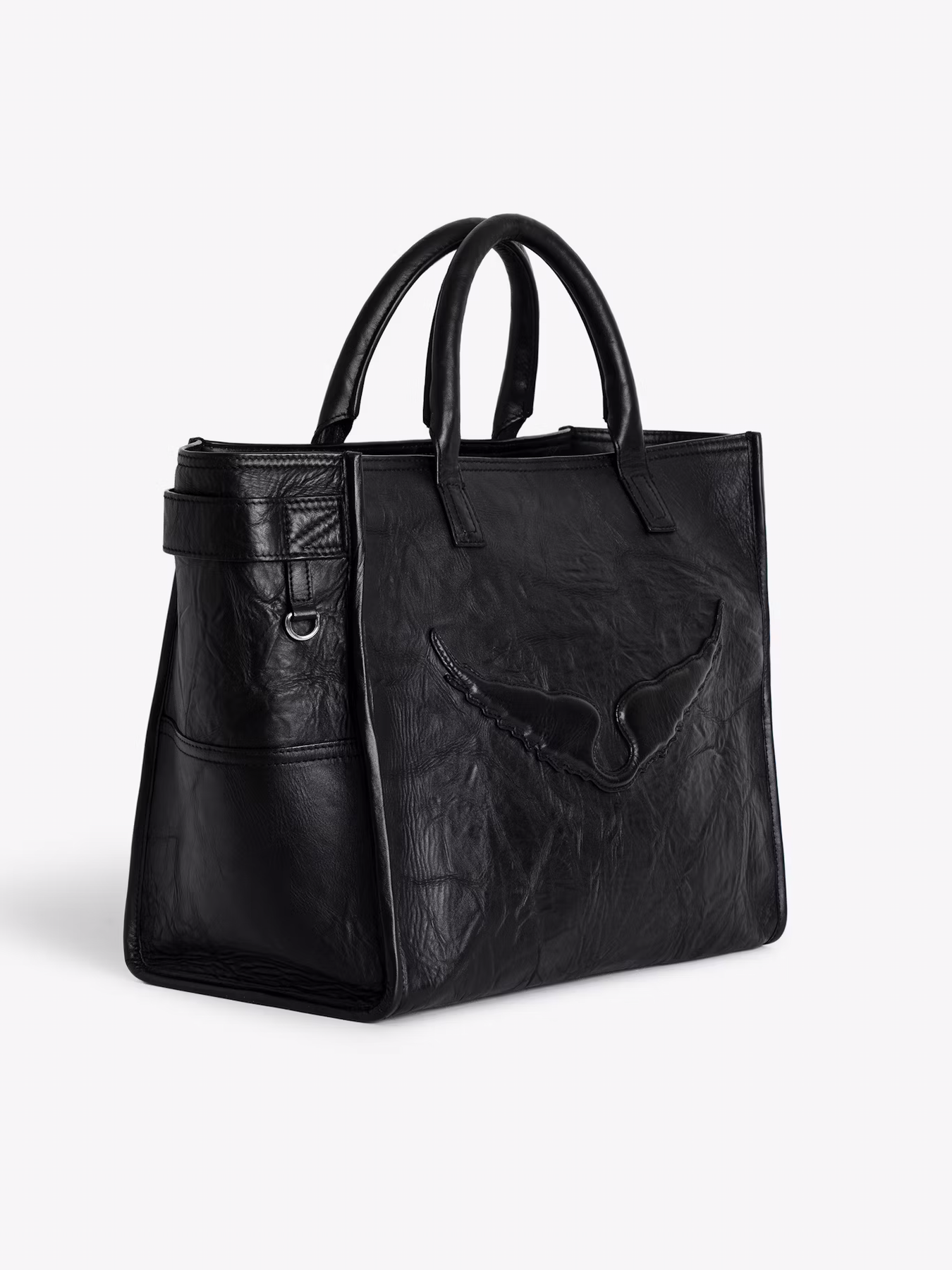 Zadig & Voltaire Angel Tote Wings Cow Burnish