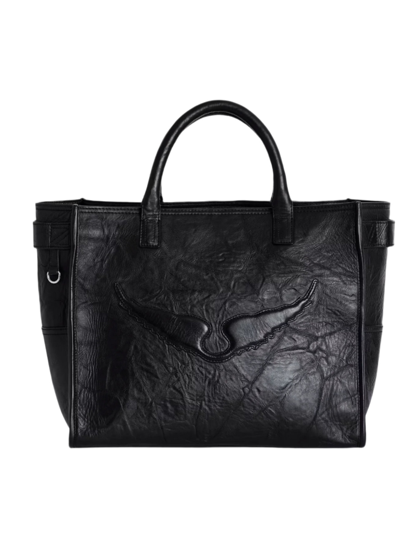 Zadig & Voltaire Angel Tote Wings Cow Burnish