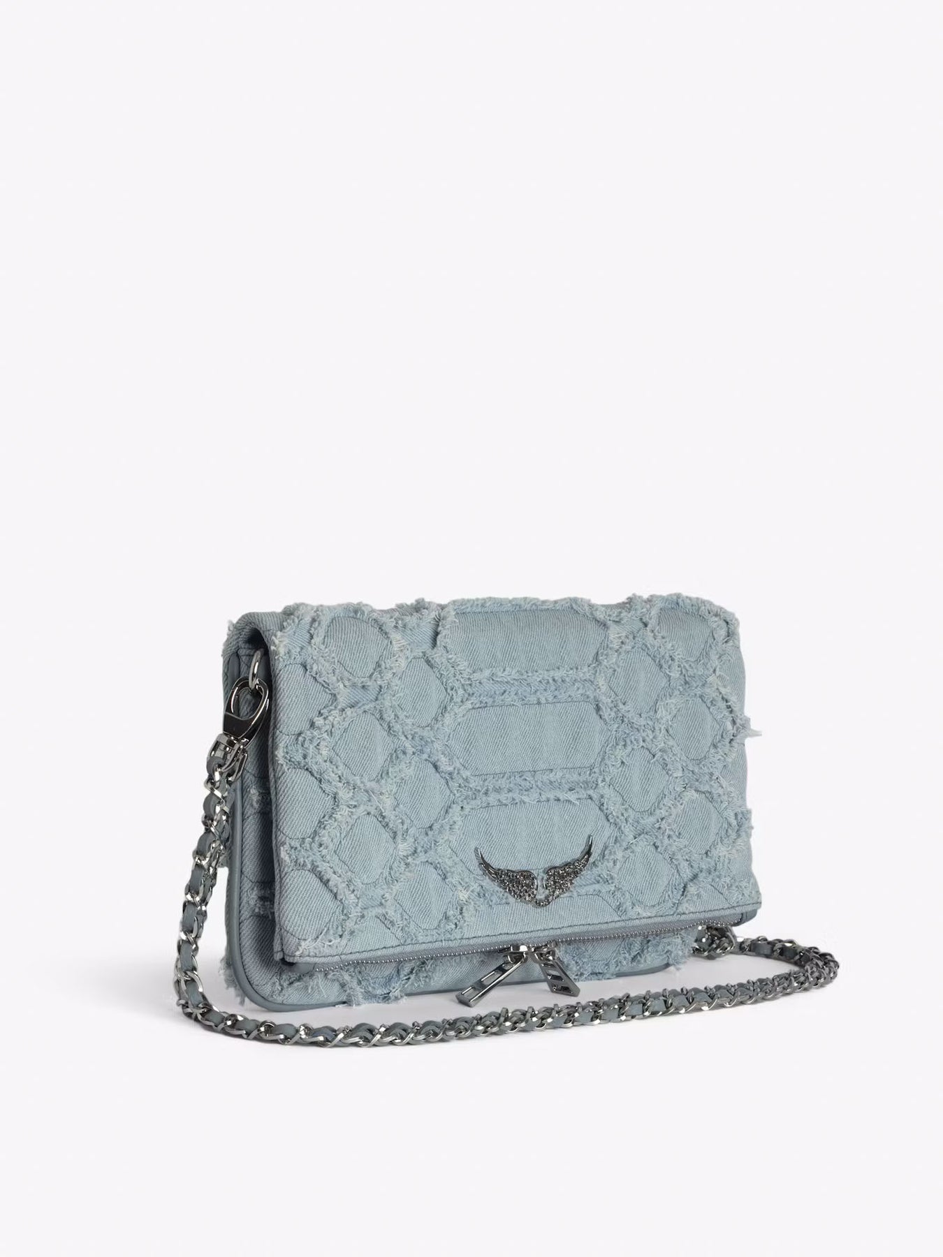Rock Fringed Denim - Breeze
