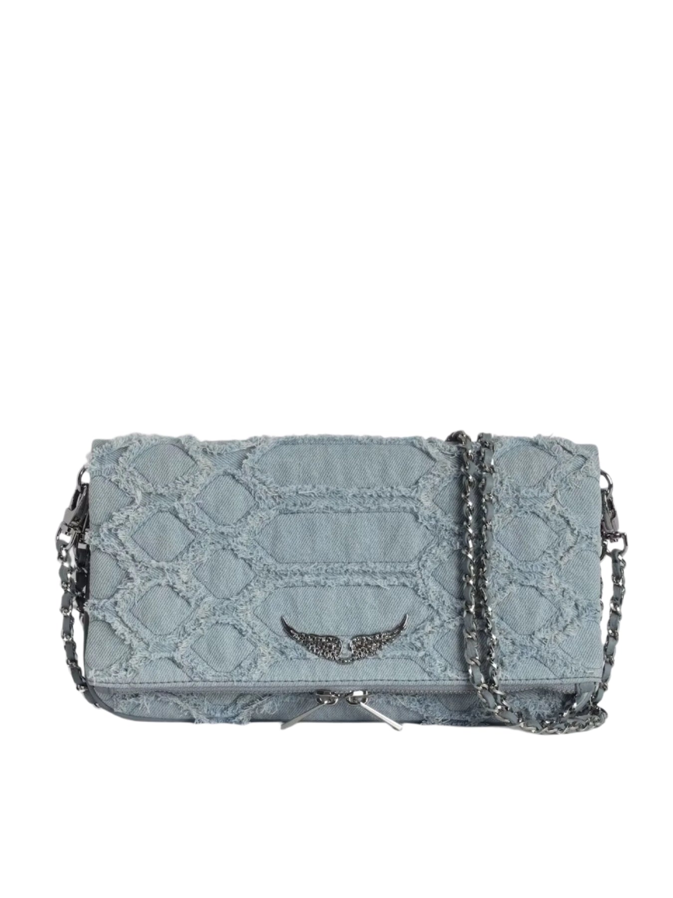 Rock Fringed Denim - Breeze
