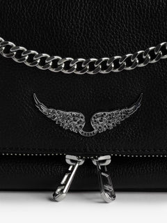Rock II Grained Leather - Black