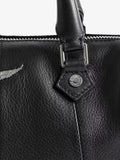 XS Sunny Vibe Grained Leather - Black