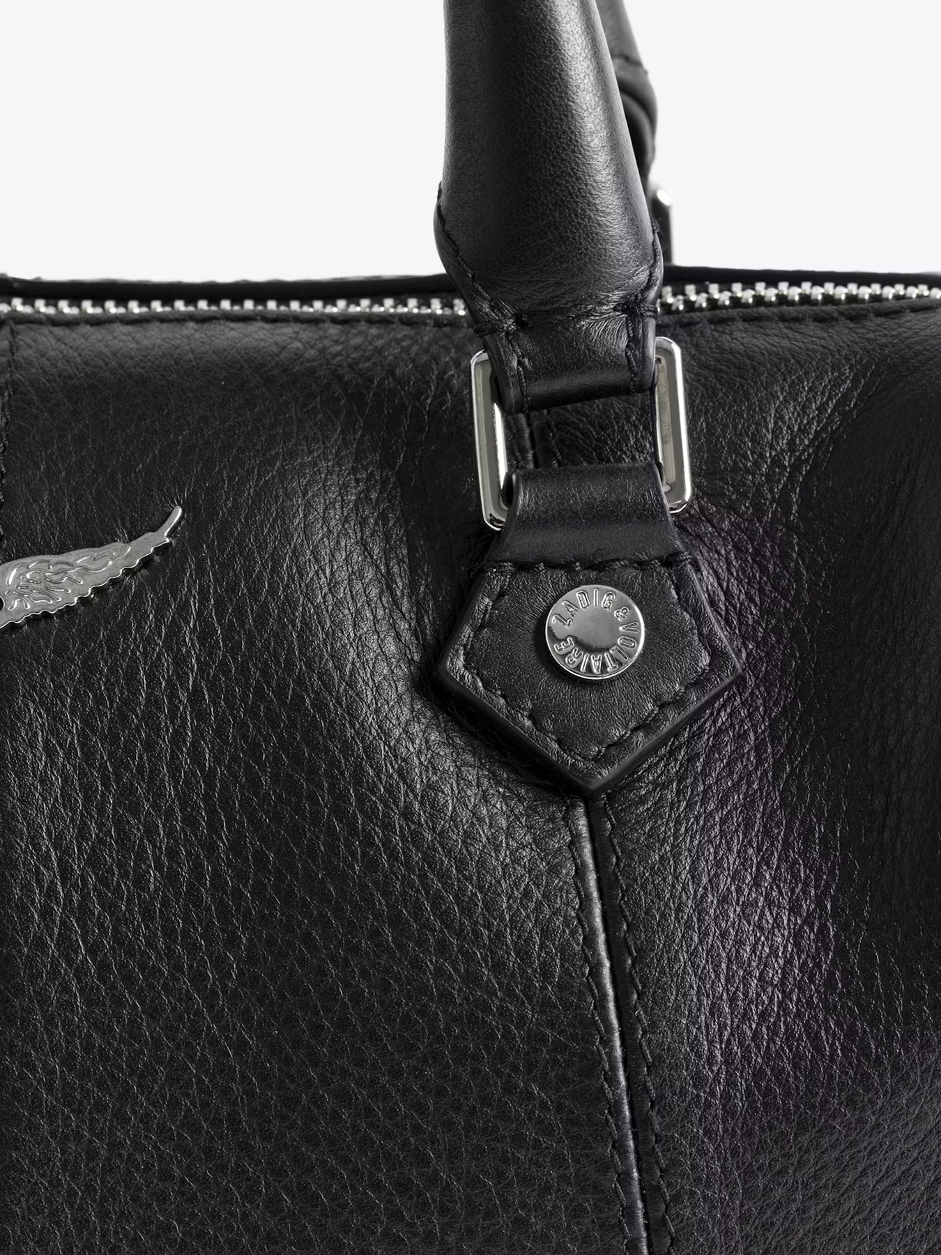 XS Sunny Vibe Grained Leather - Black