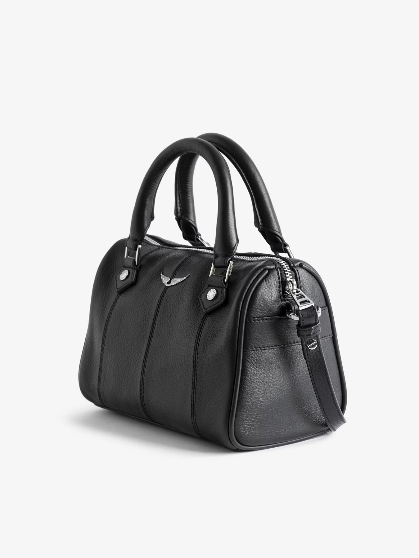 XS Sunny Vibe Grained Leather - Black