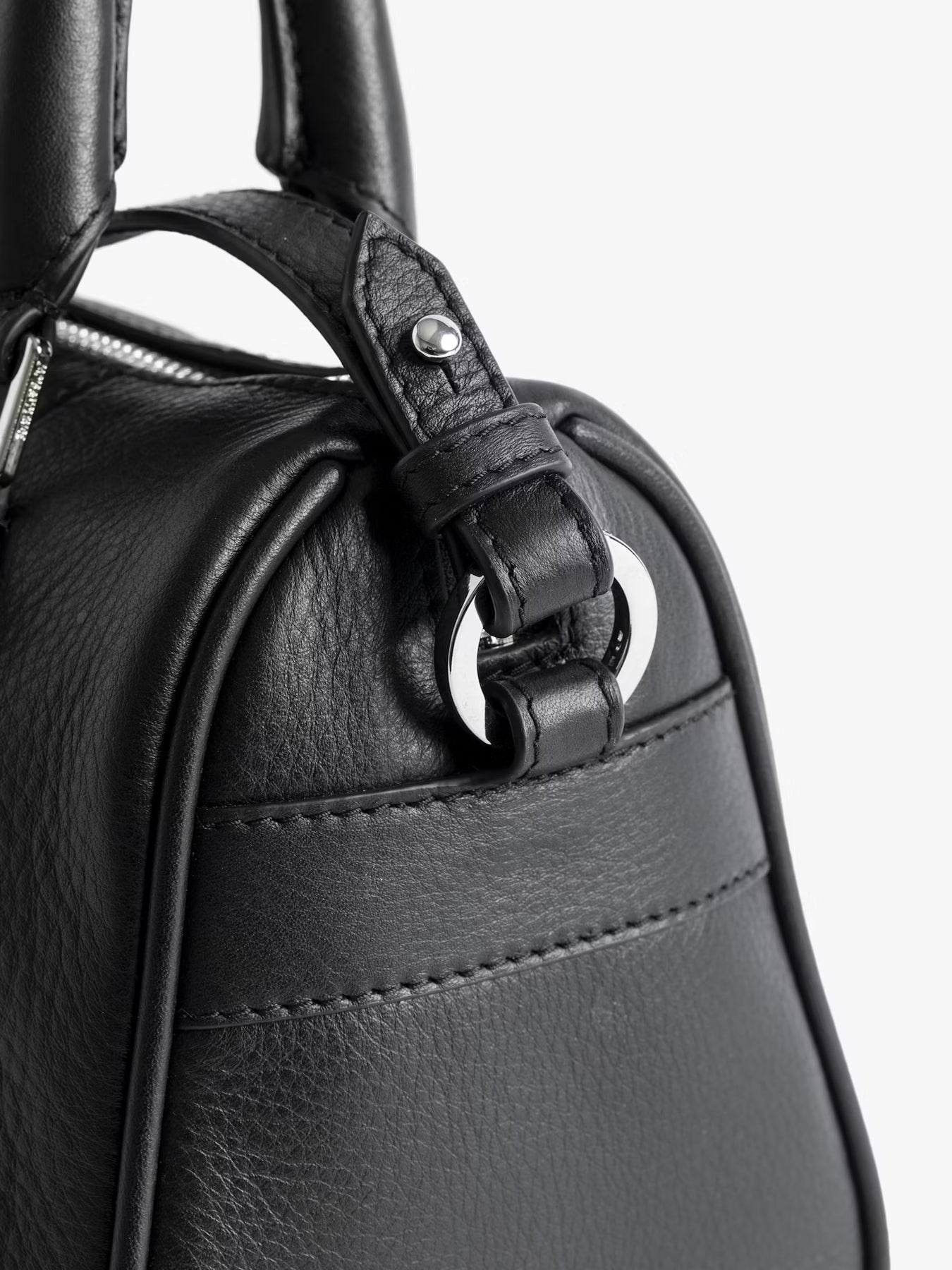 XS Sunny Vibe Grained Leather - Black