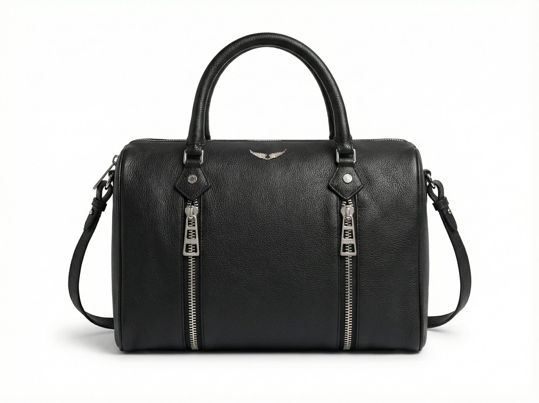 Sunny Medium Grained Leather - Svart