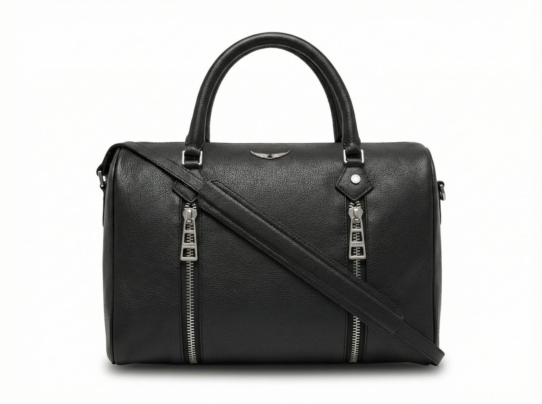 Sunny Medium Grained Leather - Svart