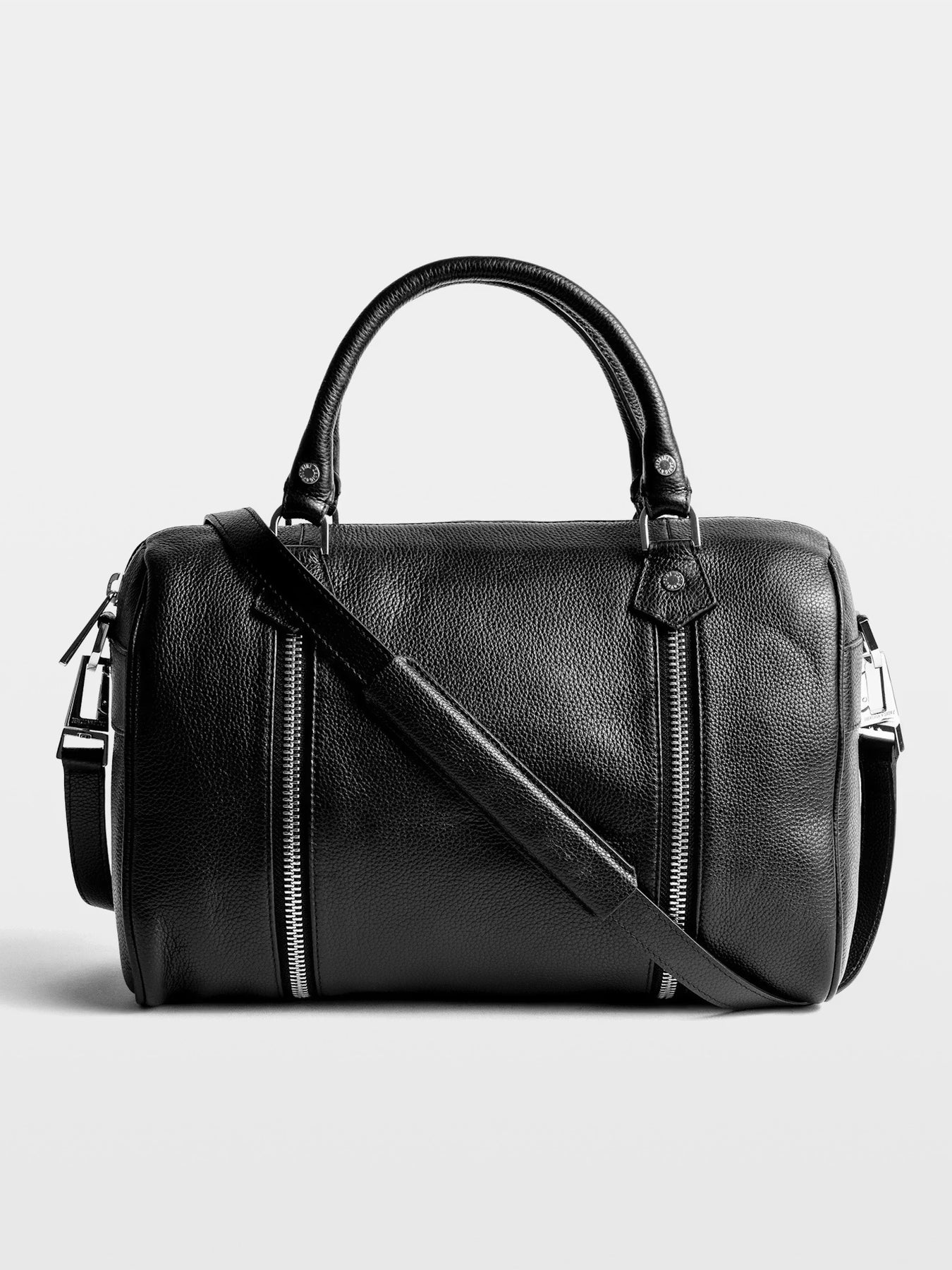 Zadig & Voltaire Sunny Medium Grained Leather - Svart