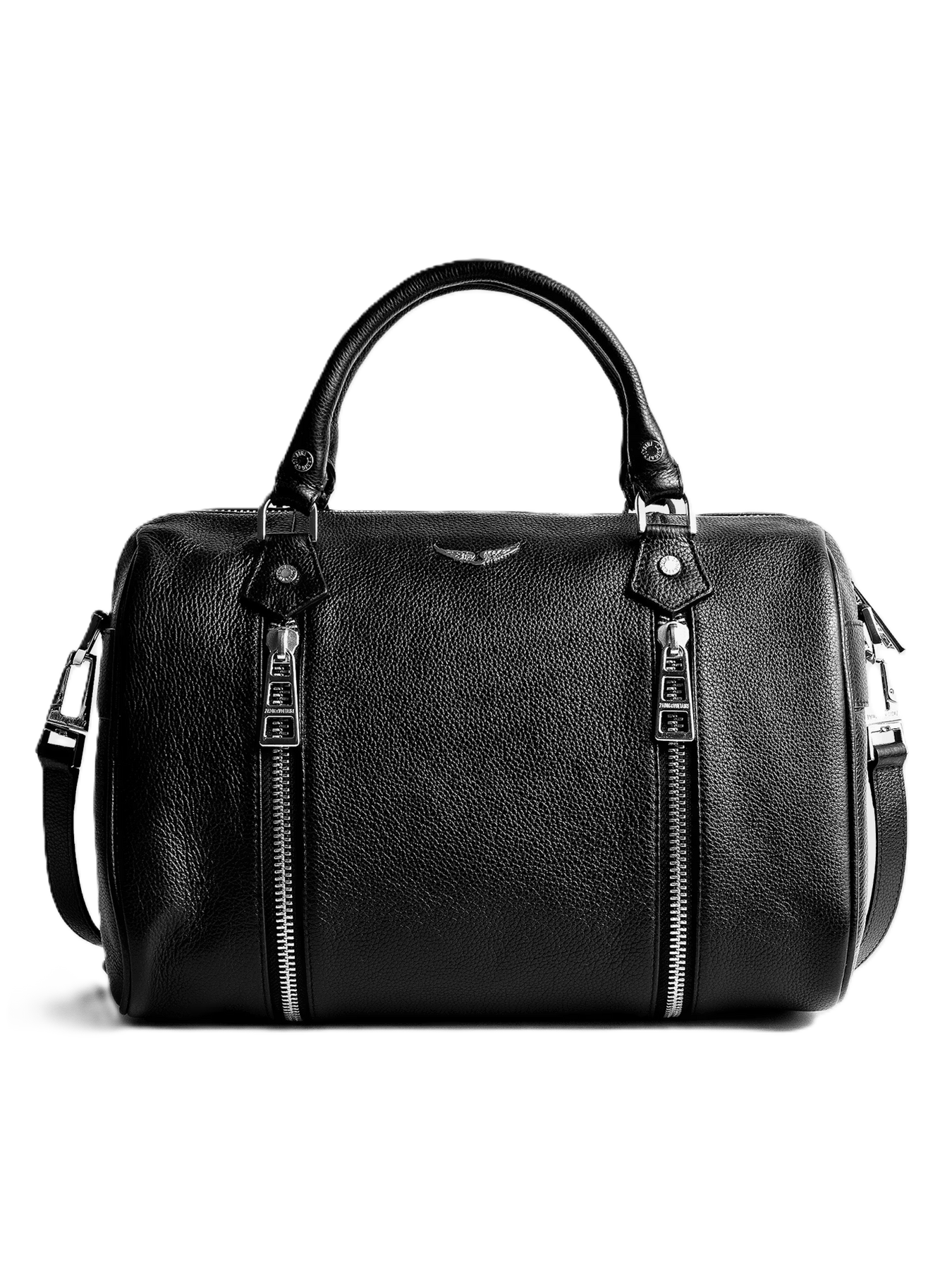 Zadig & Voltaire Sunny Medium Grained Leather - Svart