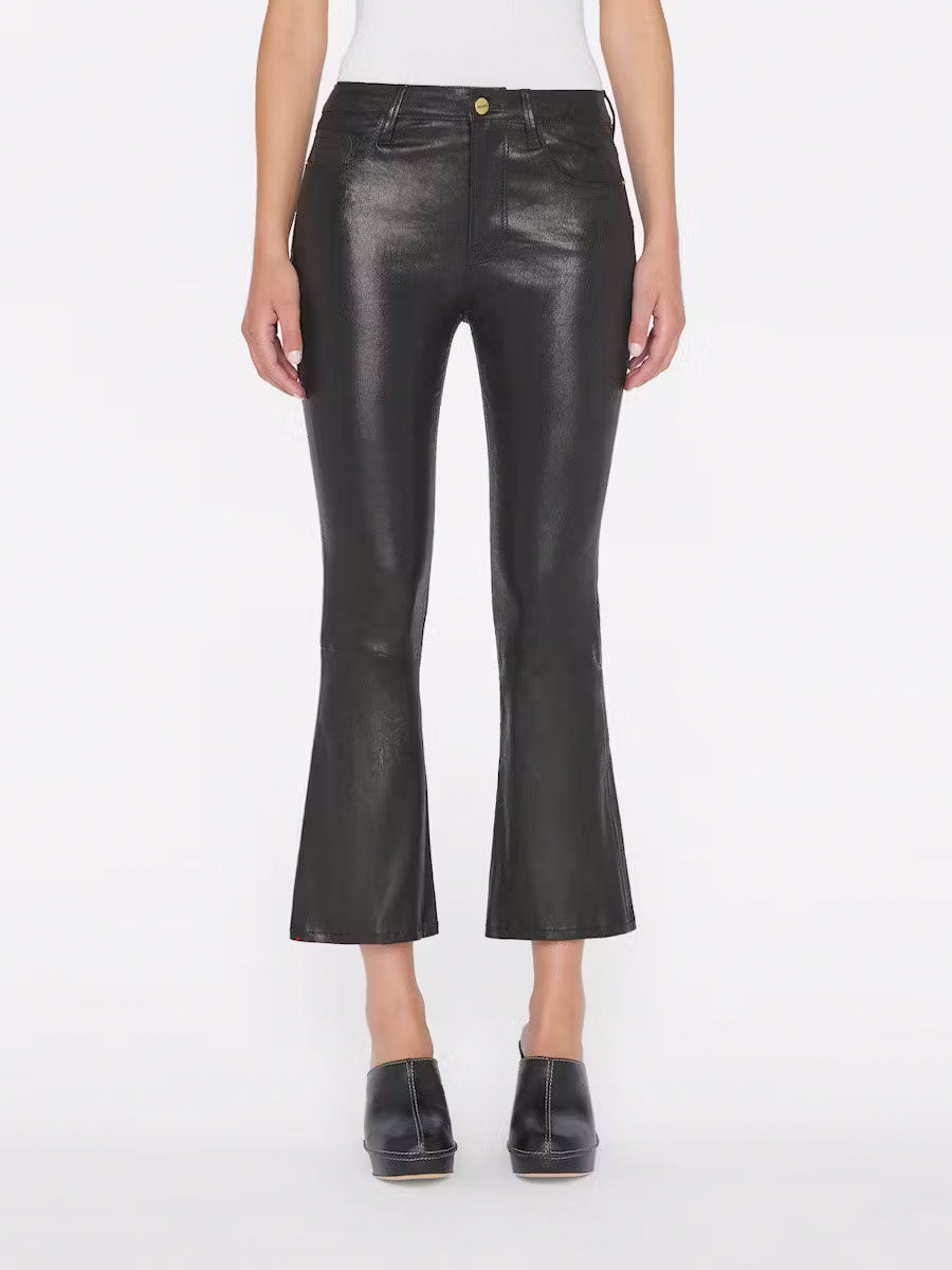 Le Crop Mini Boot - Washed Black