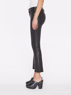 Le Crop Mini Boot - Washed Black