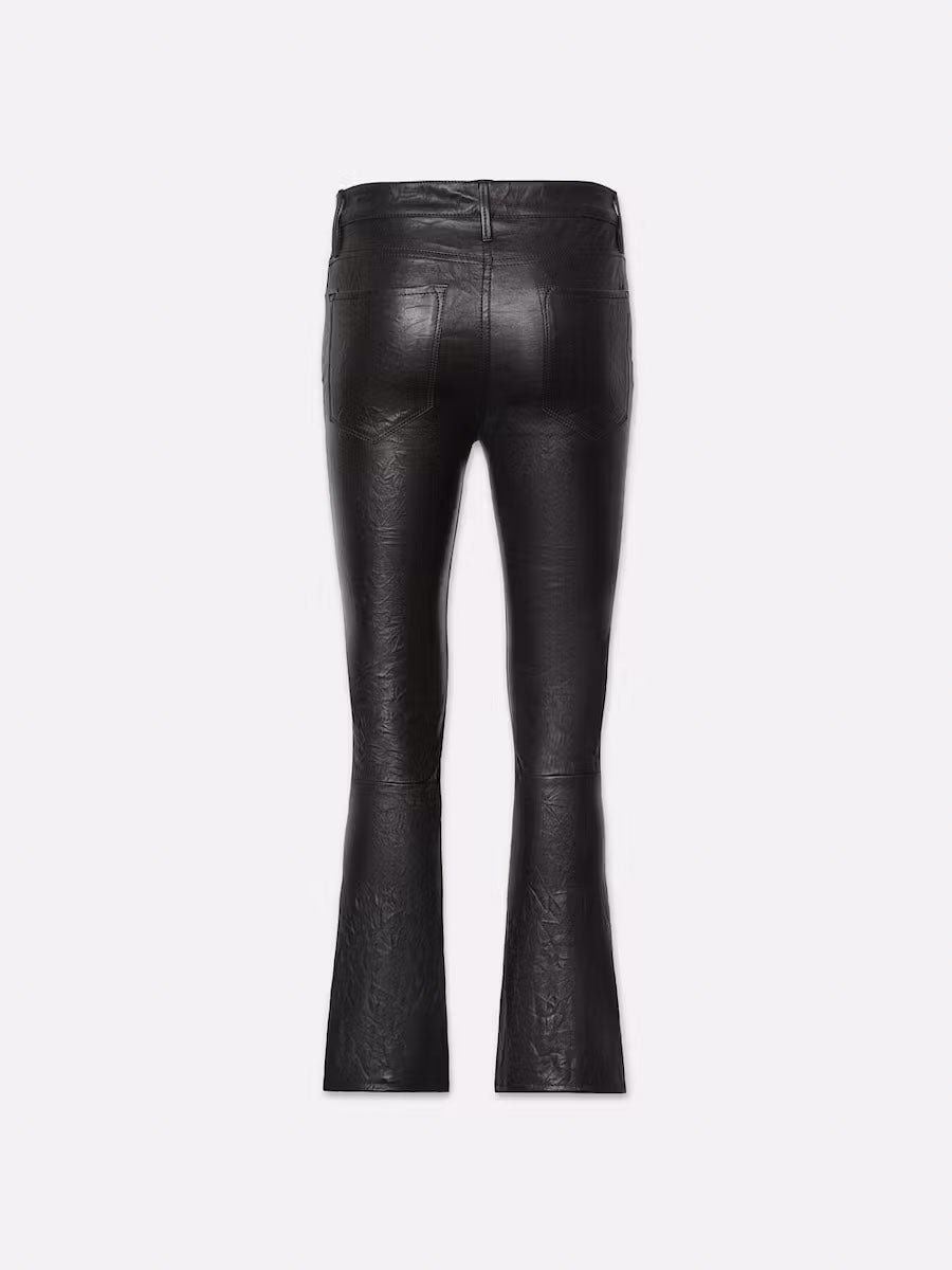 Le Crop Mini Boot - Washed Black