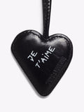 Flash Heart Keyring - Svart