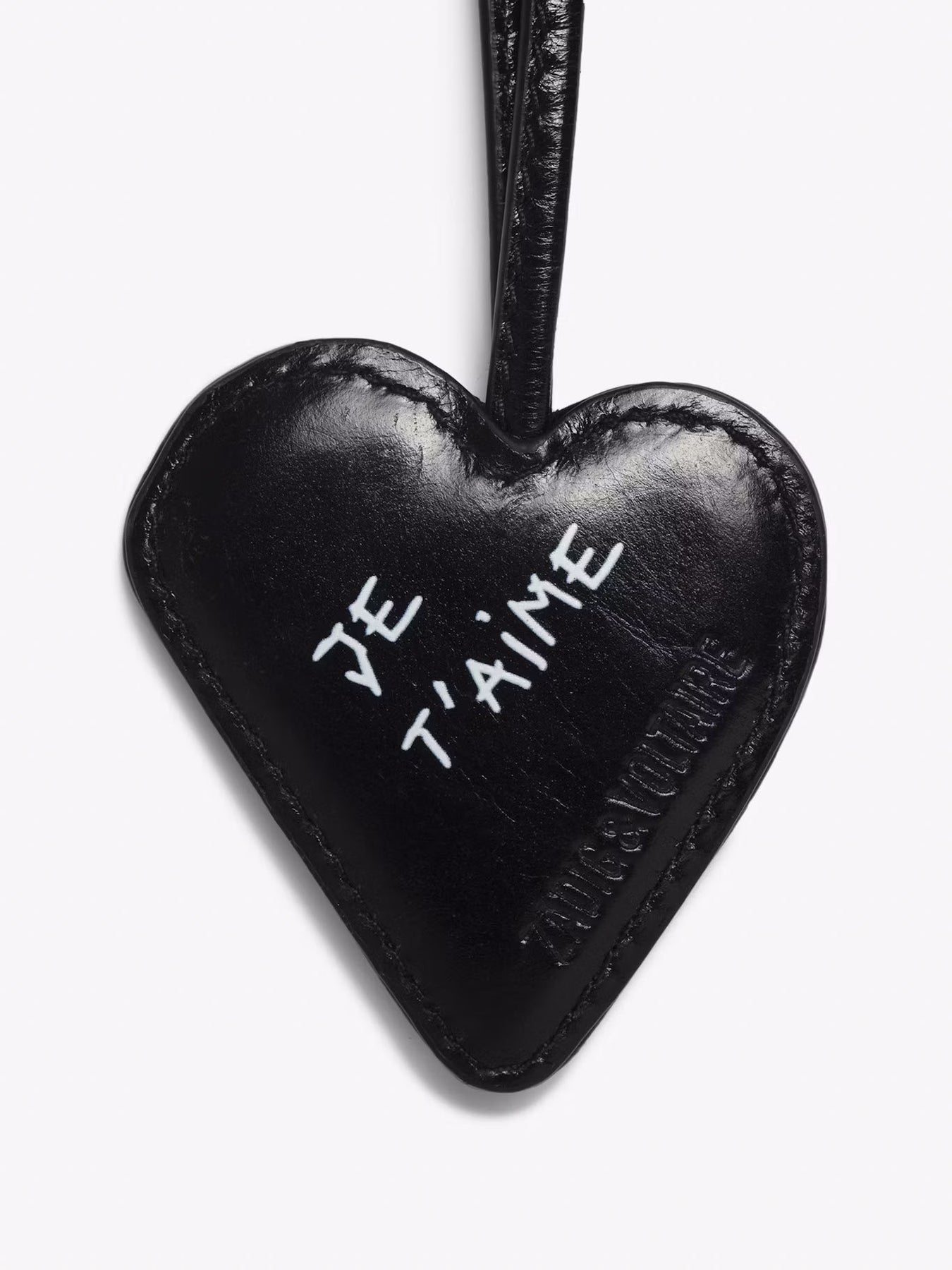 Flash Heart Keyring - Svart