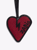 Flash Heart Keyring - Svart