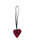 Flash Heart Keyring - Svart