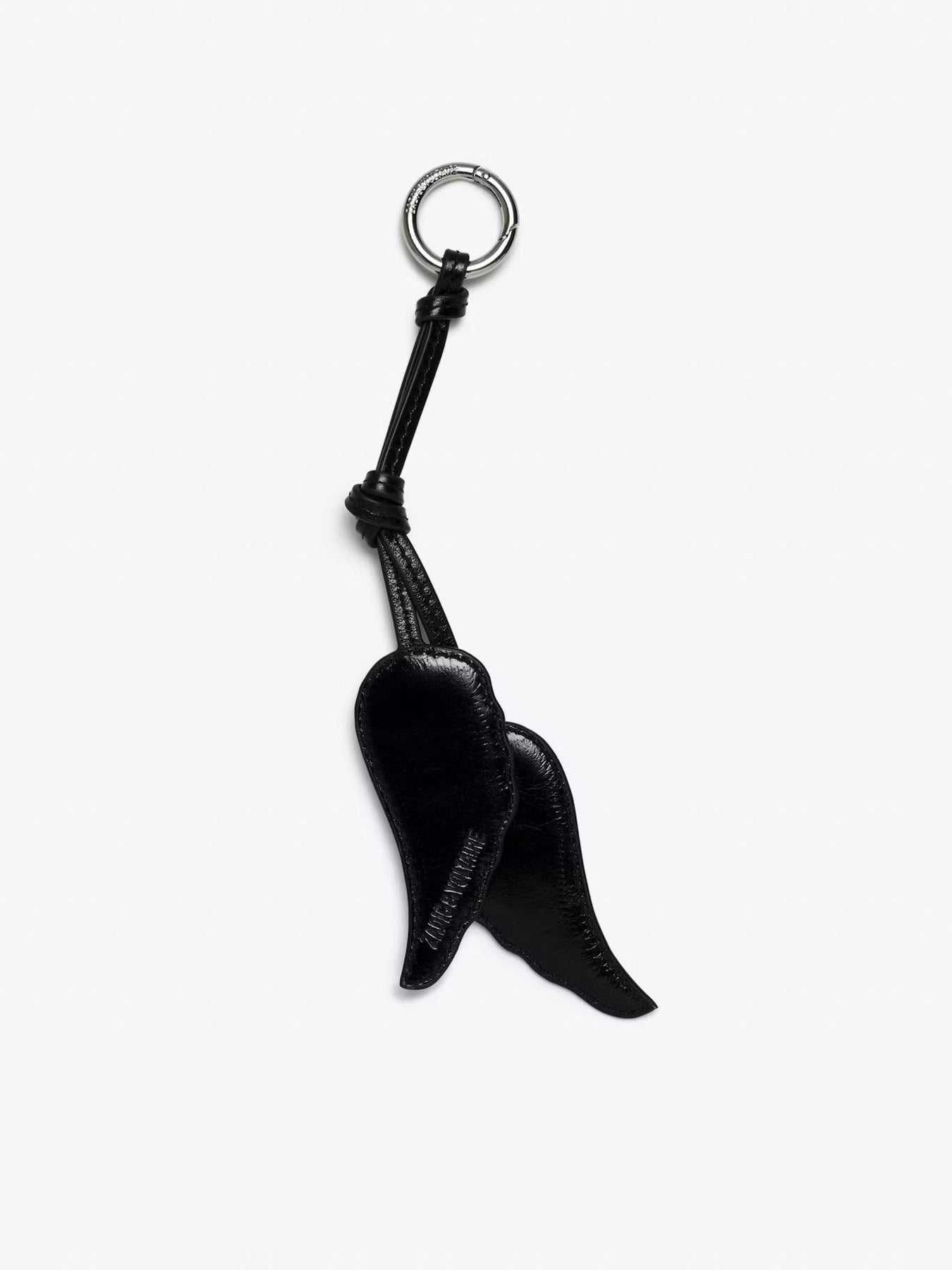 Rock Feather Keyring - Svart