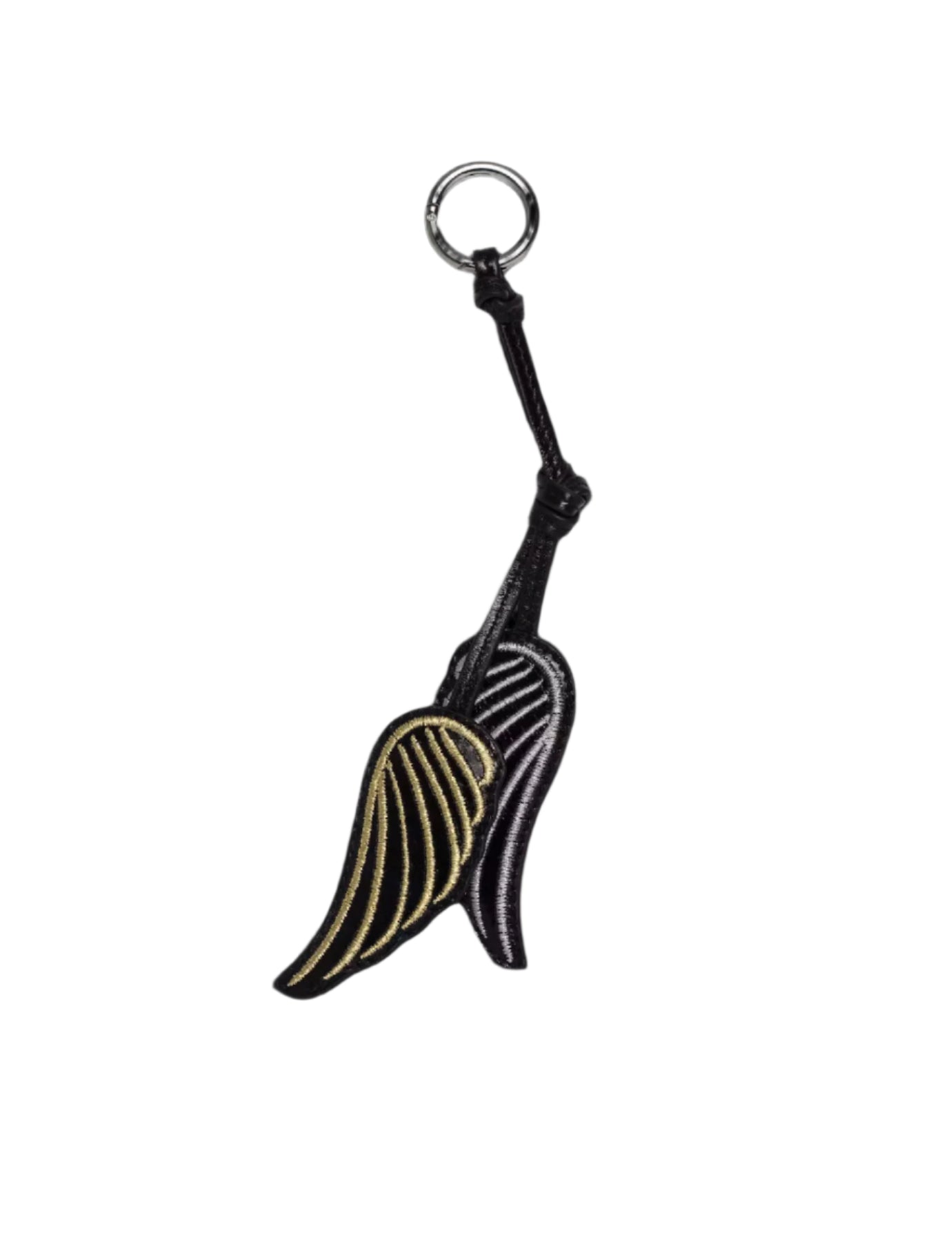 Rock Feather Keyring - Svart