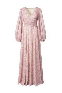 Lamia V-Neck Maxi Dress - Mist