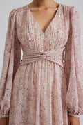 Lamia V-Neck Maxi Dress - Mist