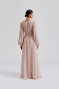 Lamia V-Neck Maxi Dress - Mist