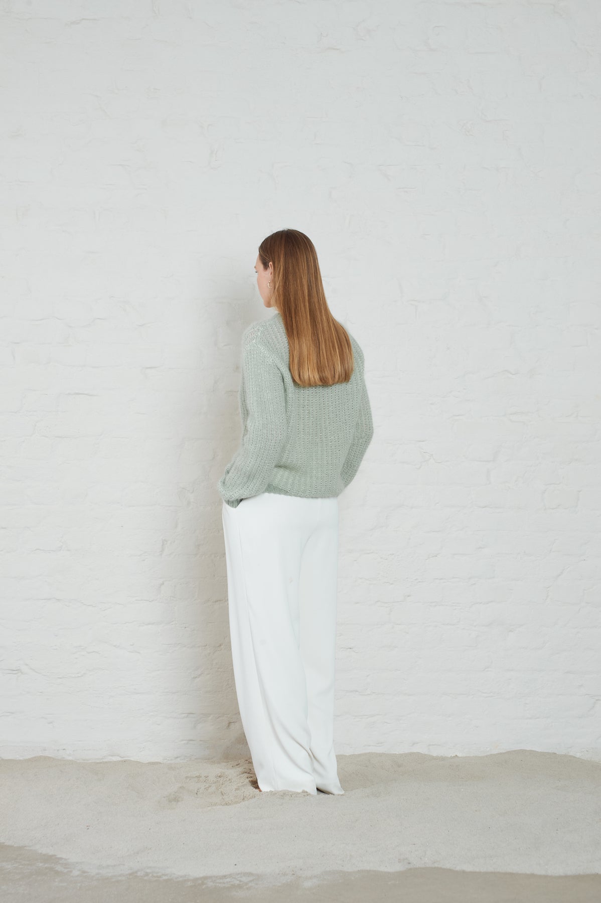 Lane Brioche - Dusty Green/Ecru