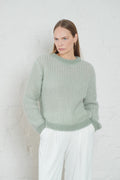Lane Brioche - Dusty Green/Ecru