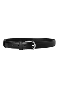 Classic Leather Belt - Jet Black