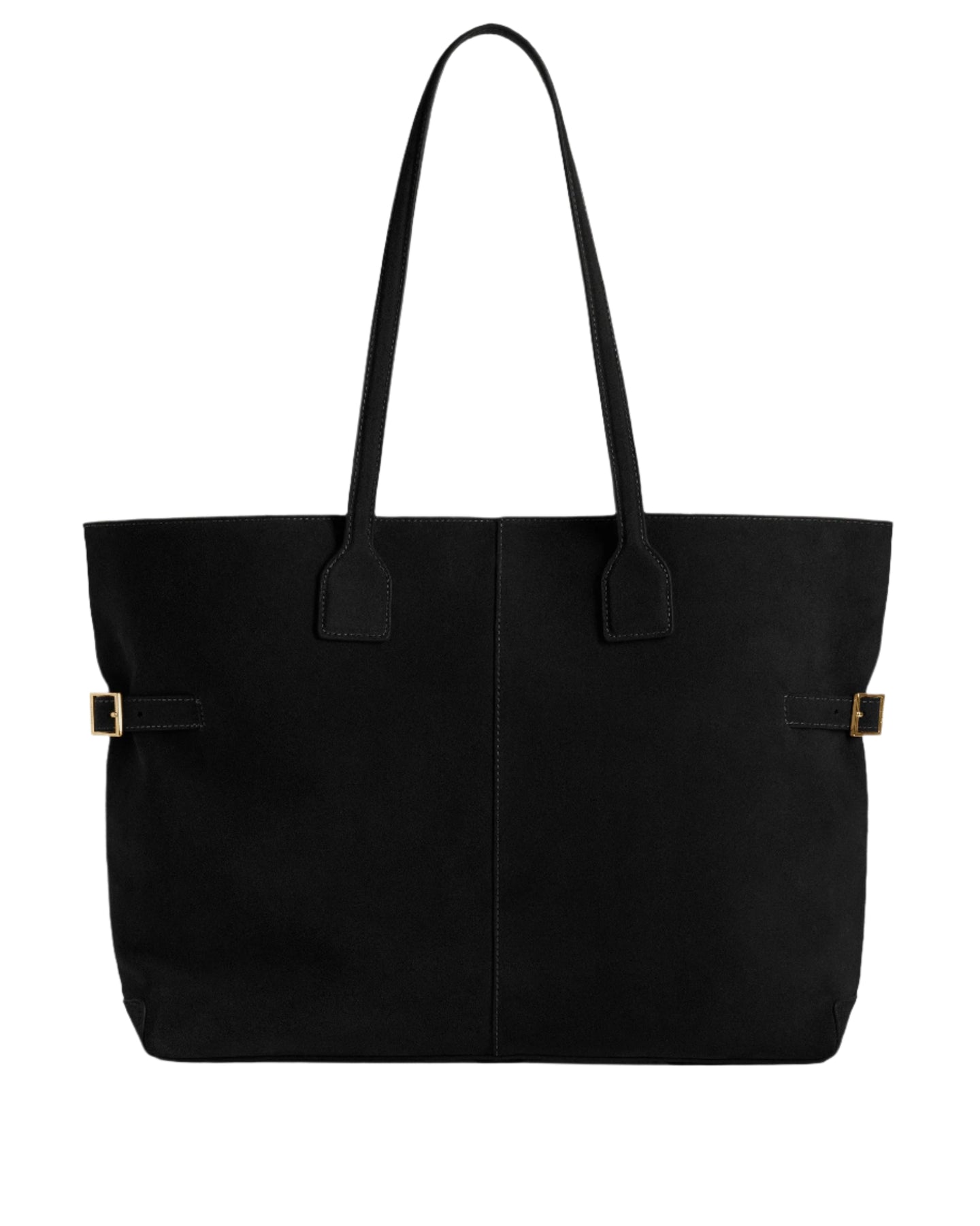 Lesley Tote Bag - Suede Black