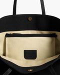 Lesley Tote Bag - Suede Black