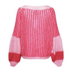 Liana Knit Sweater - Pink Bubblegum