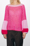Liana Knit Sweater - Pink Bubblegum