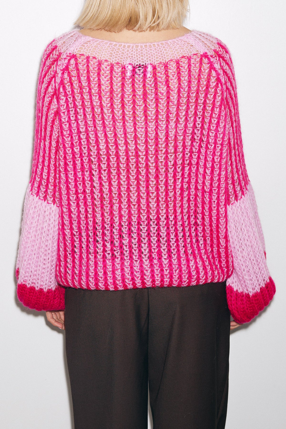 Liana Knit Sweater - Pink Bubblegum