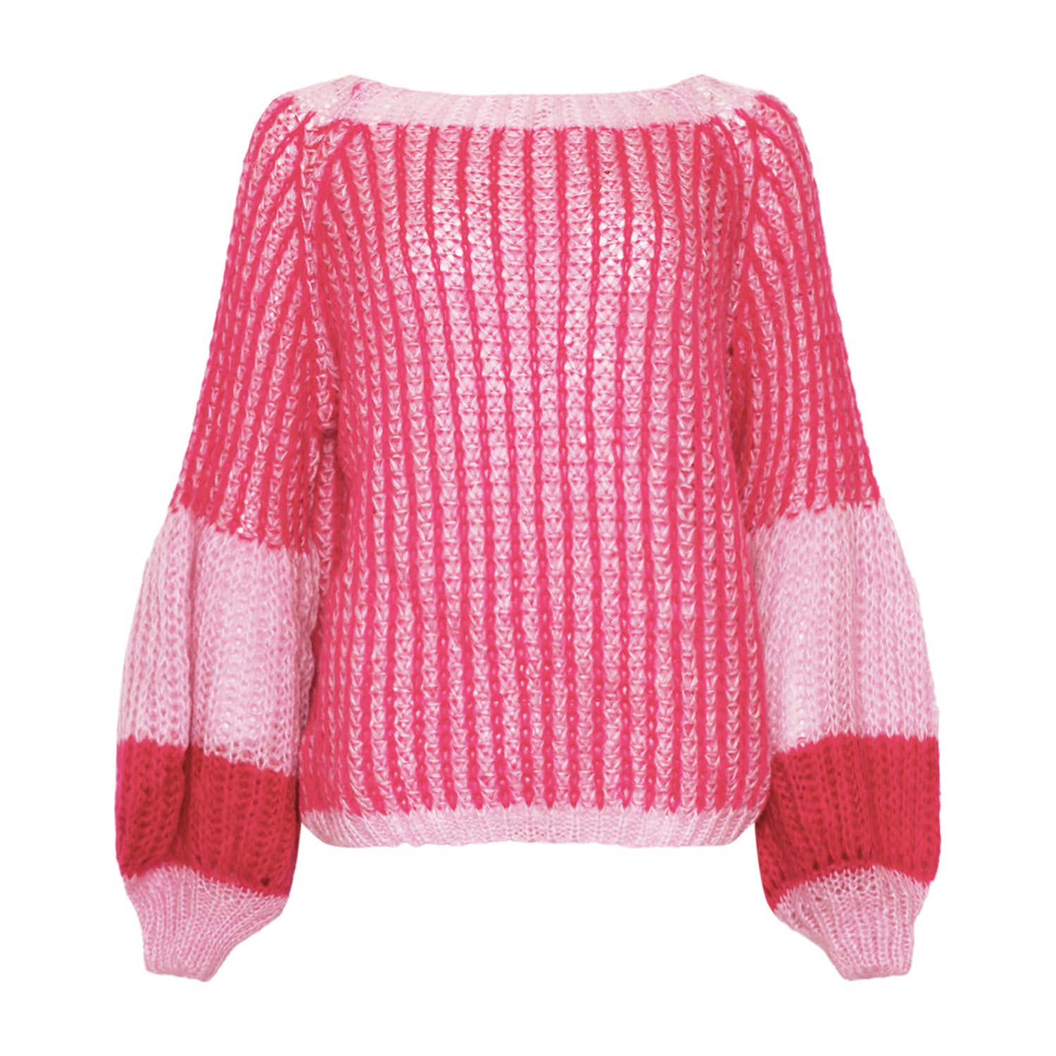 Liana Knit Sweater - Pink Bubblegum