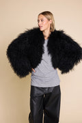 Line Fur - Svart