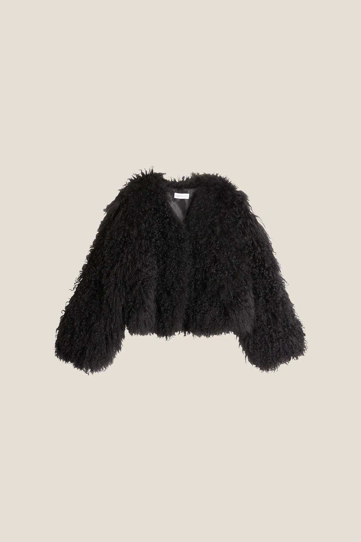 Line Fur - Svart