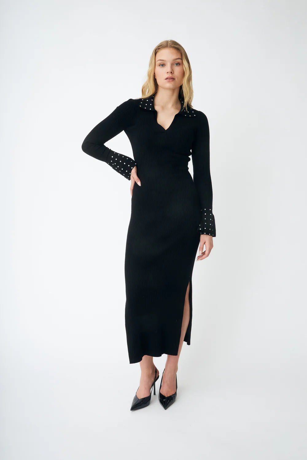 Lissa Knit Dress - Svart