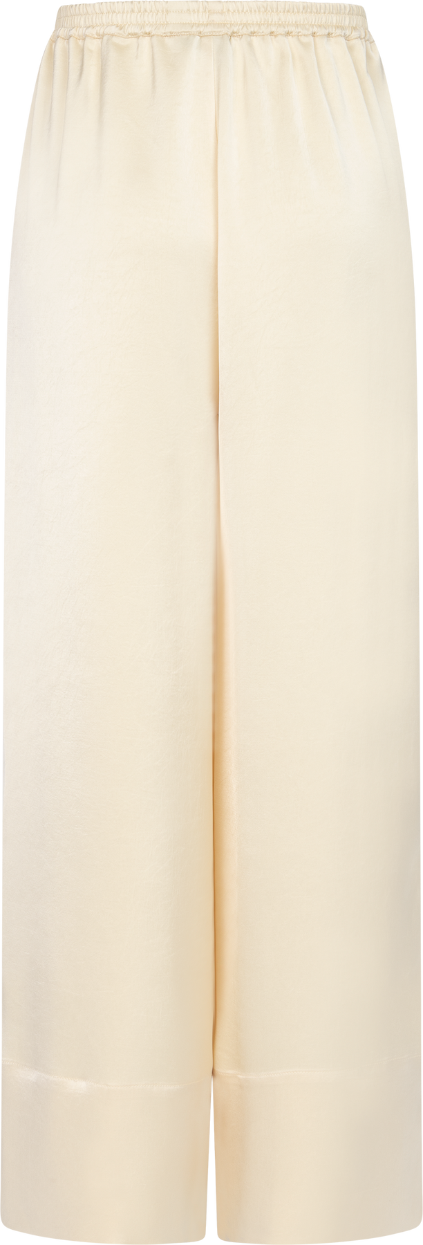 Liz Heavy Satin Pants - Butter Yellow