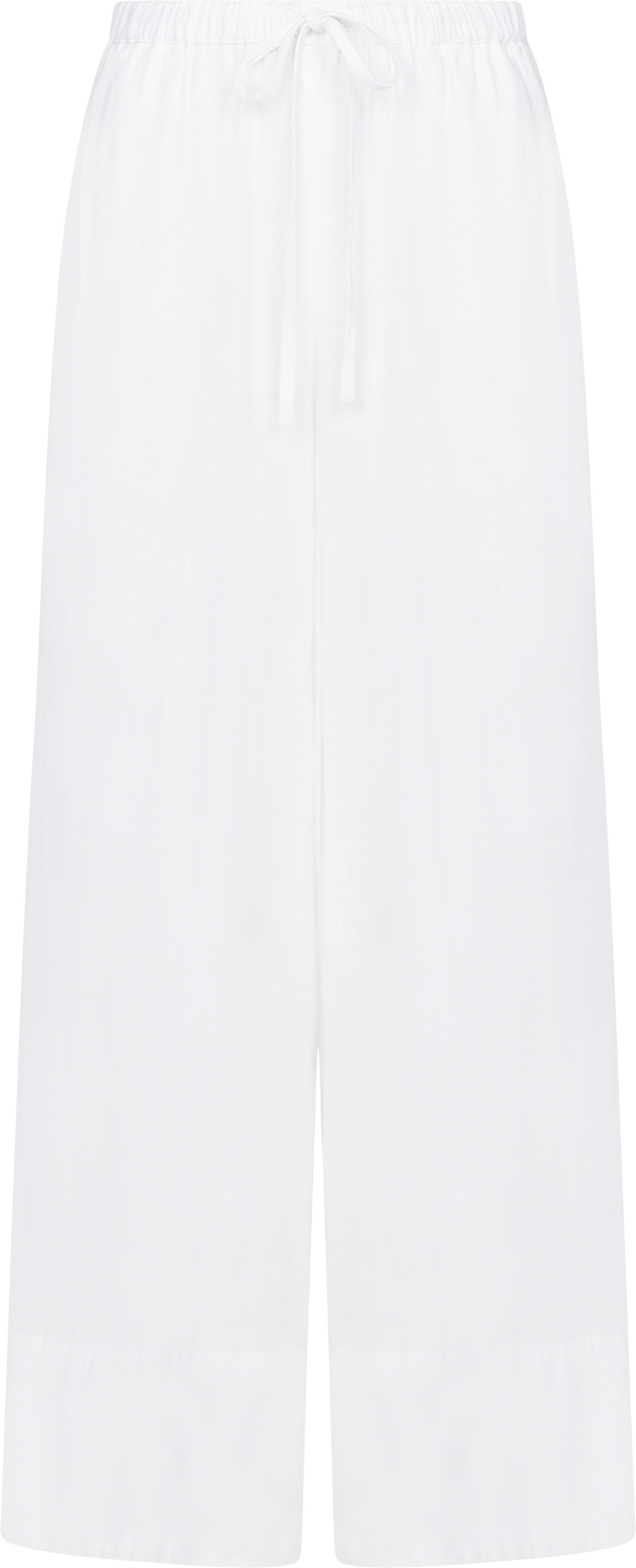 Liz Soft Linen Pants - Vit