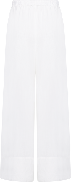 Liz Soft Linen Pants - White