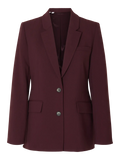 Rita LS Classic Blazer - Fig Melange